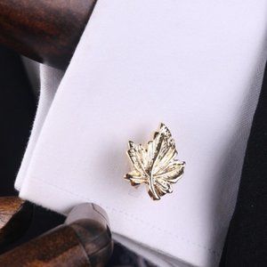 Shirt cufflinks round cuff nails simple